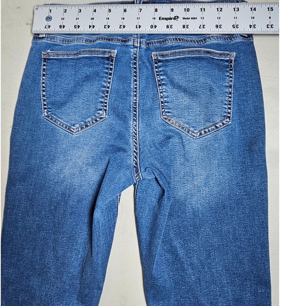 Buffalo David Bitton Avalon Mid-Rise Soft Stretch‎ Ankle Skinny Jeans Blue 4/27 - Picture 11 of 16